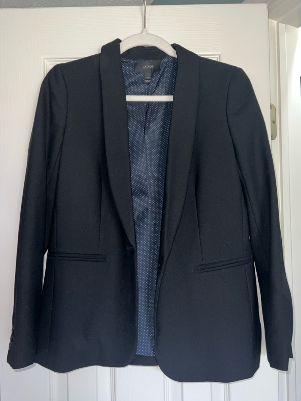 J. Crew Black Shawl Collar Blazer